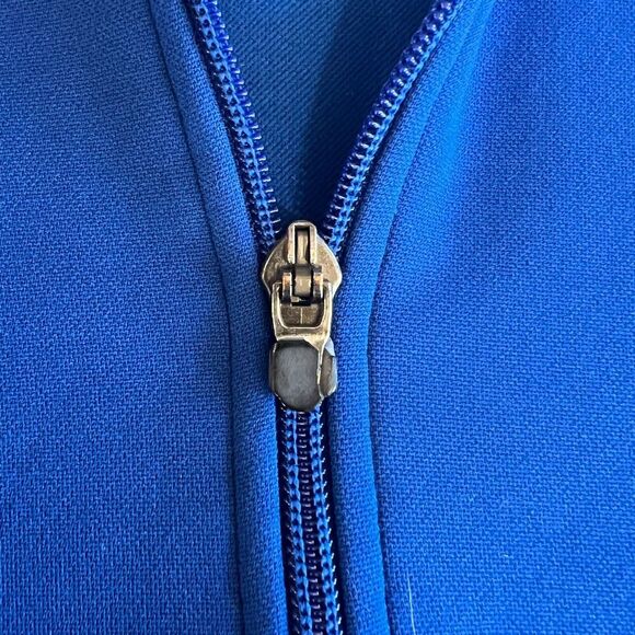 Vintage Kappa Men's Full-zip Blue/Black Embroidered Logo Full Zip Jacket Size-L - Picture 5 of 6